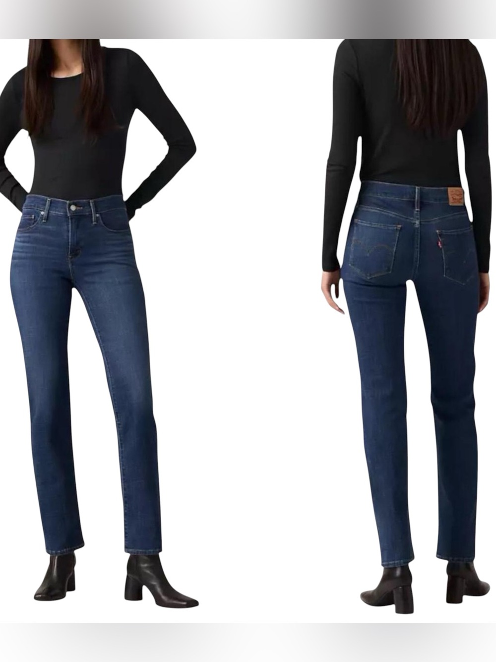 💙Levi's Women’s 314 Shaping Straight Leg Medium Wash Minimalist Fall Jeans | 31